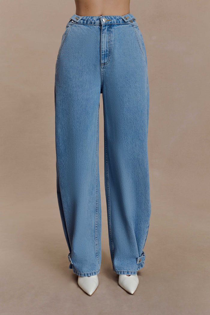 Flossie Multi Way Denim Jeans - Classic Blue