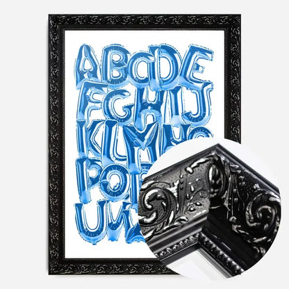 21x30cm | 8¼ x 11¾in / Black Ornate Frame