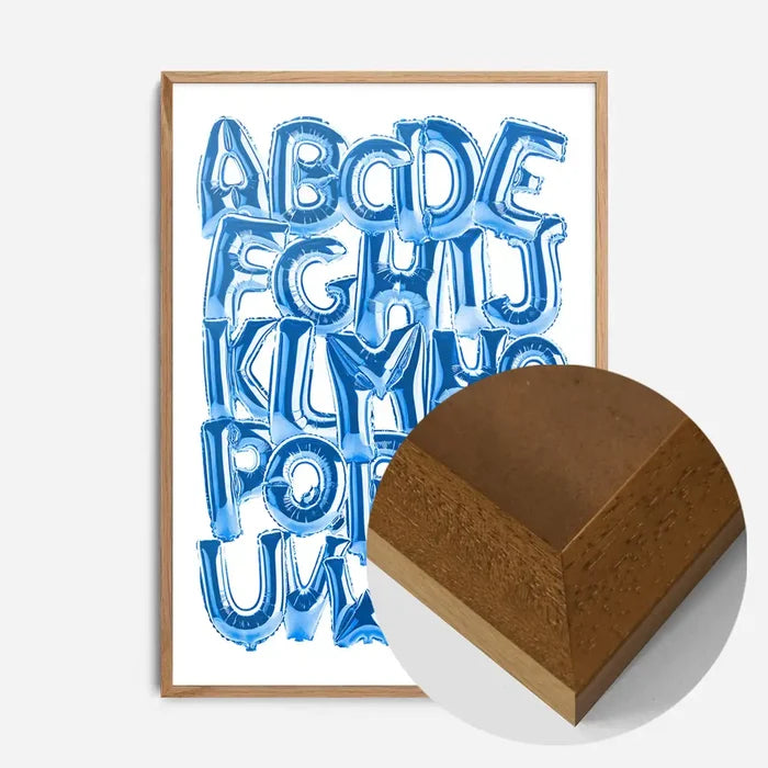 21x30cm | 8¼ x 11¾in / Oak Wood Frame