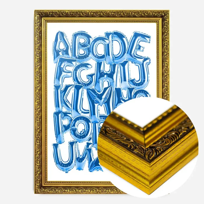 21x30cm | 8¼ x 11¾in / Gold Ornate Frame
