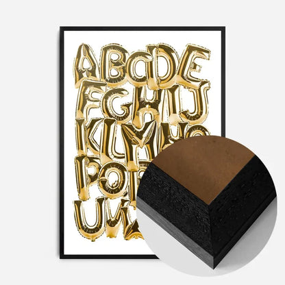 21x30cm | 8¼ x 11¾in / Black Wood Frame