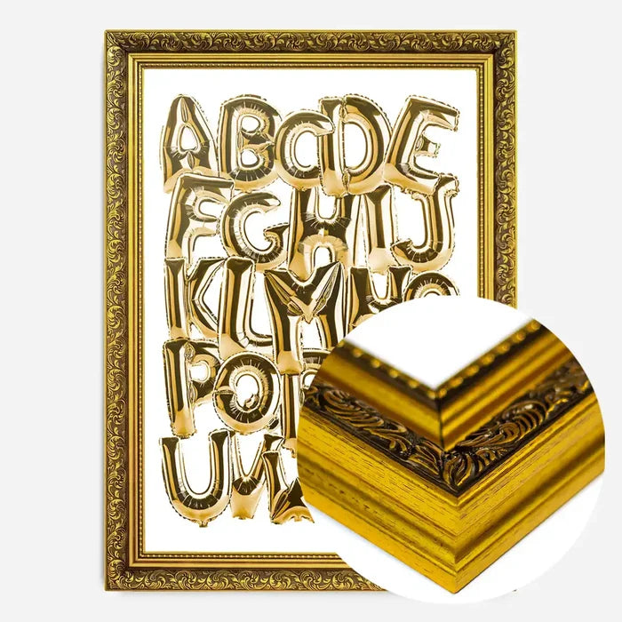 21x30cm | 8¼ x 11¾in / Gold Ornate Frame