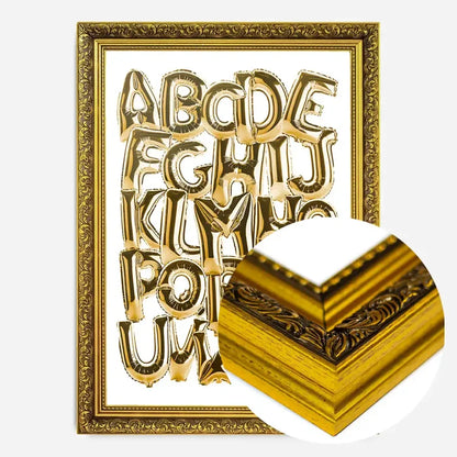 21x30cm | 8¼ x 11¾in / Gold Ornate Frame