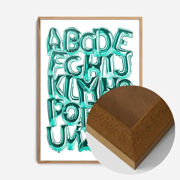 21x30cm | 8¼ x 11¾in / Oak Wood Frame