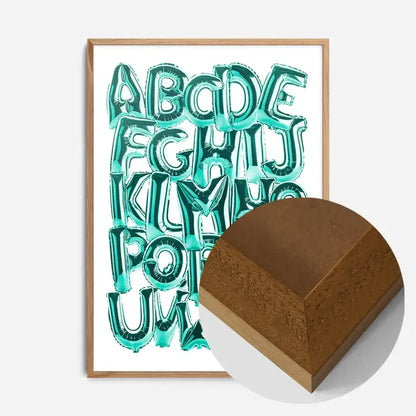 21x30cm | 8¼ x 11¾in / Oak Wood Frame