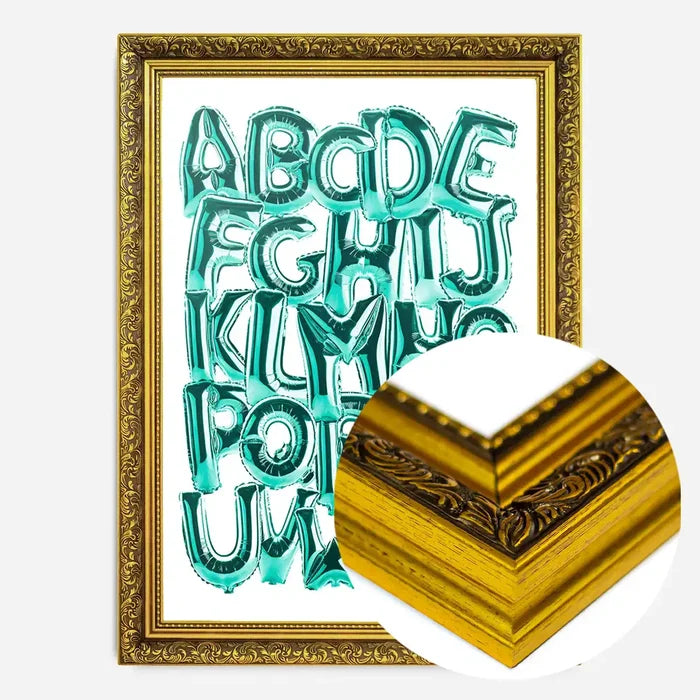 21x30cm | 8¼ x 11¾in / Gold Ornate Frame