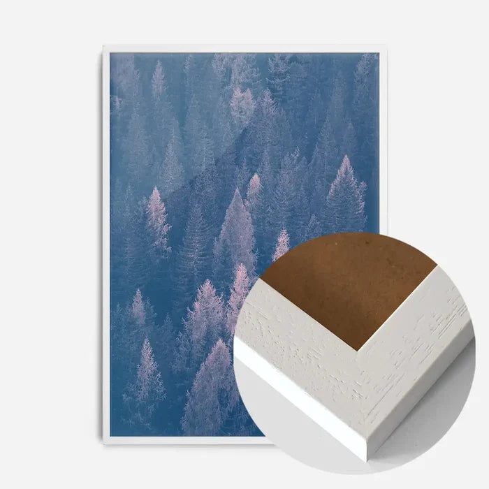 21x30cm | 8¼ x 11¾in / White Wood Frame