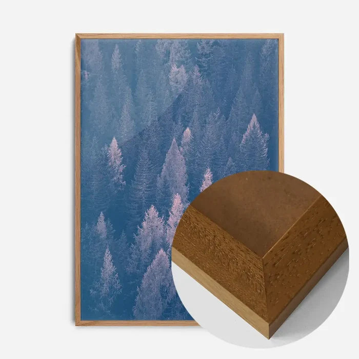 21x30cm | 8¼ x 11¾in / Oak Wood Frame