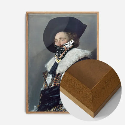 21x30cm | 8¼ x 11¾in / Oak Wood Frame