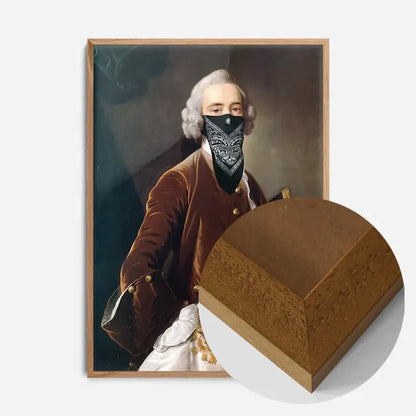 21x30cm | 8¼ x 11¾in / Oak Wood Frame