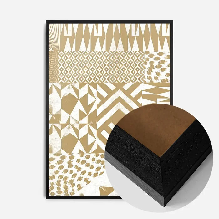 21x30cm | 8¼ x 11¾in / Black Wood Frame