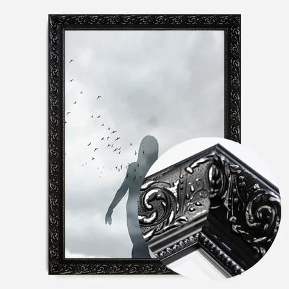 21x30cm | 8¼ x 11¾in / Black Ornate Frame