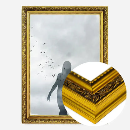 21x30cm | 8¼ x 11¾in / Gold Ornate Frame