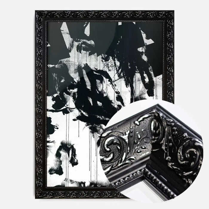 21x30cm | 8¼ x 11¾in / Black Ornate Frame
