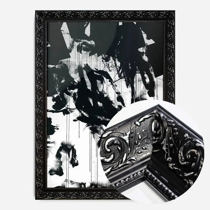 21x30cm | 8¼ x 11¾in / Black Ornate Frame