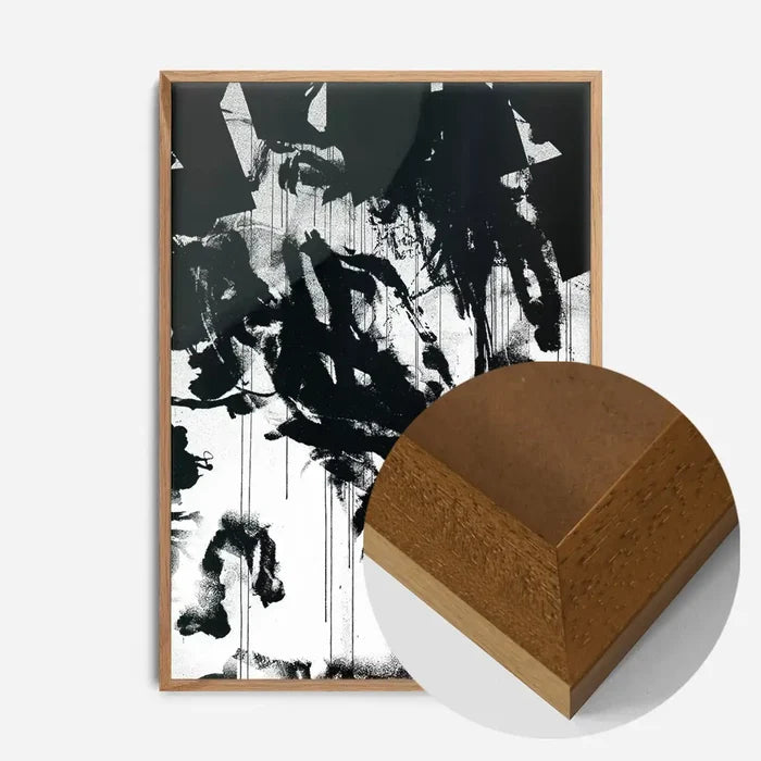 21x30cm | 8¼ x 11¾in / Oak Wood Frame
