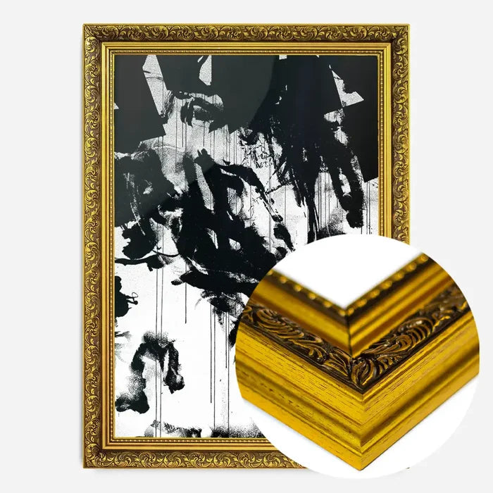 21x30cm | 8¼ x 11¾in / Gold Ornate Frame