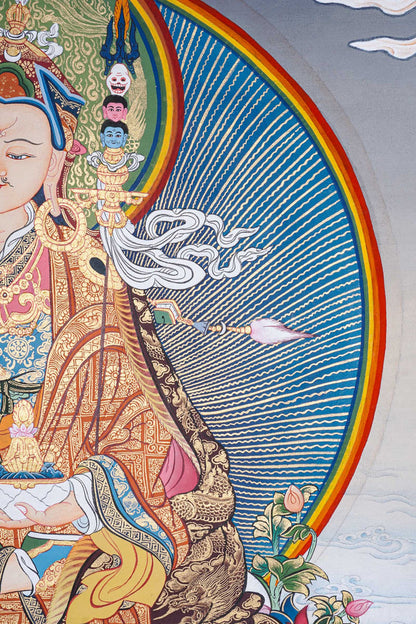 Guru Rinpoche Thangka - Tibetan Painting