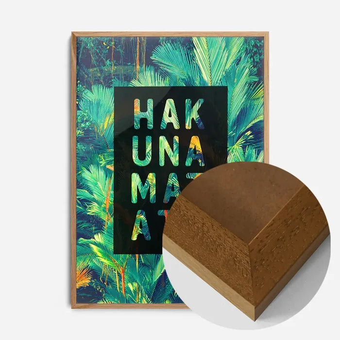 21x30cm | 8¼ x 11¾in / Oak Wood Frame