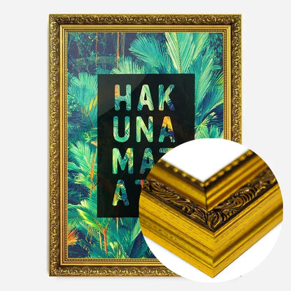 21x30cm | 8¼ x 11¾in / Gold Ornate Frame