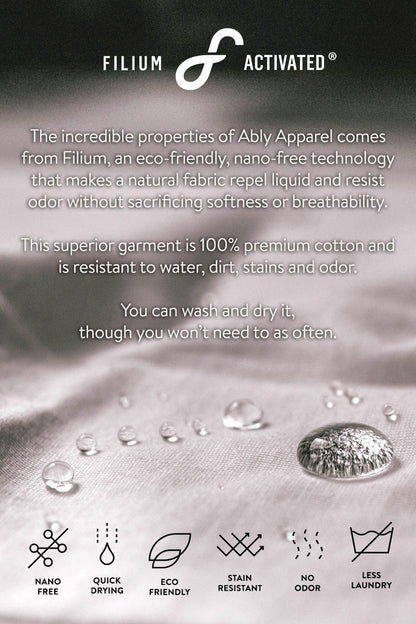 Hannah - Ably Apparel 100% Cotton | Repels Liquid, Odors and Stains