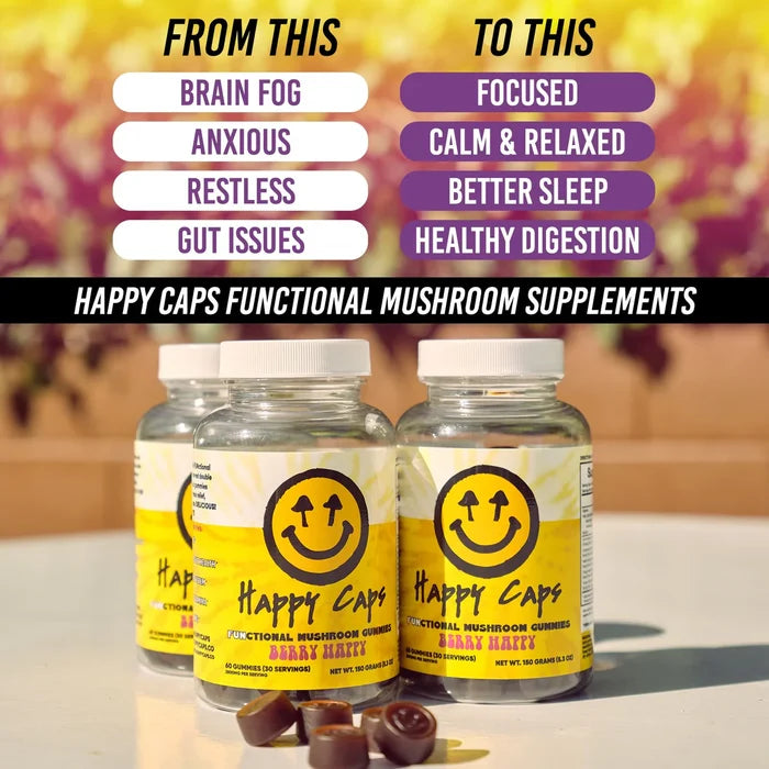 Happy Caps - FUNCTIONAL MUSHROOM GUMMIES
