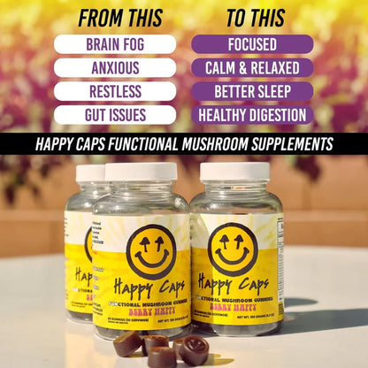 Happy Caps - FUNCTIONAL MUSHROOM GUMMIES