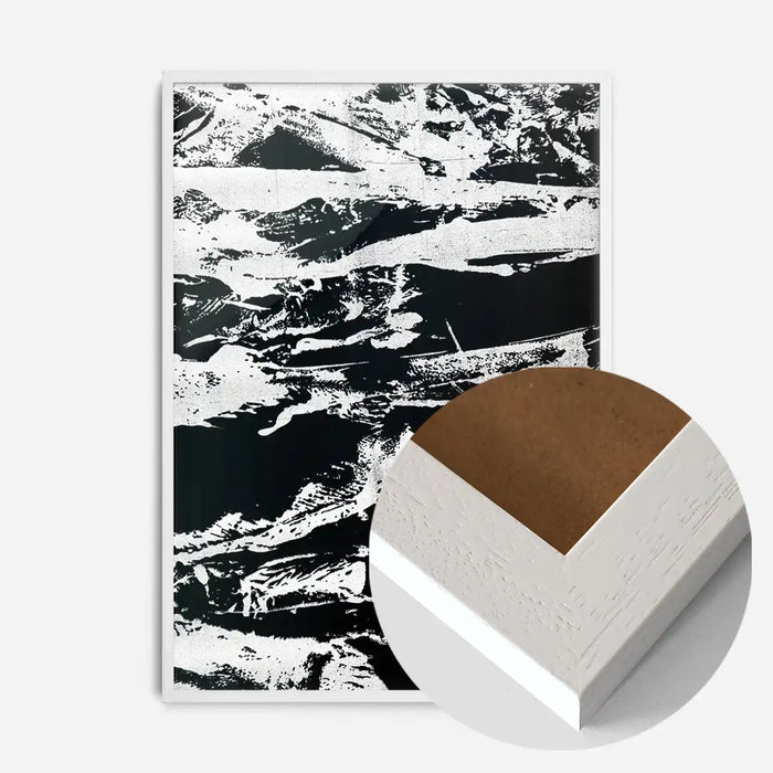 21x30cm | 8¼ x 11¾in / White Wood Frame