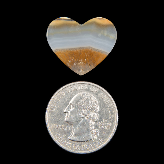 Iris Agate - Heart