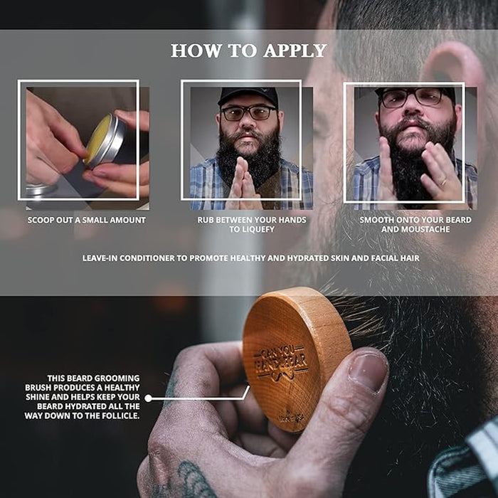 Joy Dry Oil: Peppermint & Clary Sage Beard Balm