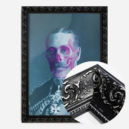 21x30cm | 8¼ x 11¾in / Black Ornate Frame