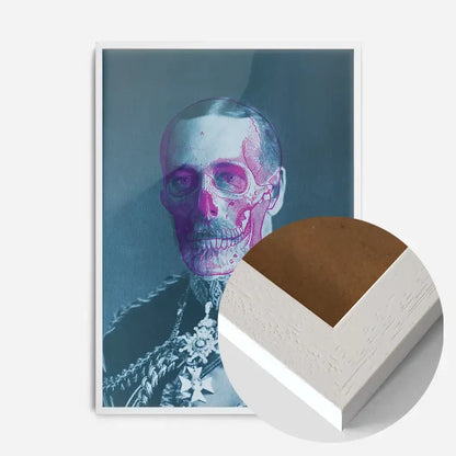 21x30cm | 8¼ x 11¾in / White Wood Frame