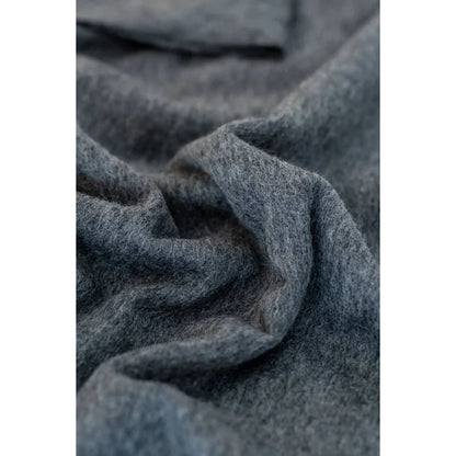 Lambswool Blanket | Charcoal Melange