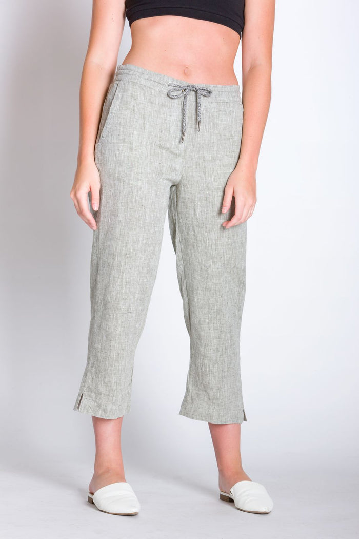 Lana | Women's Linen Capri Pants