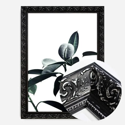 21x30cm | 8¼ x 11¾in / Black Ornate Frame