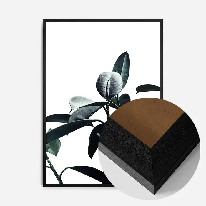 21x30cm | 8¼ x 11¾in / Black Wood Frame