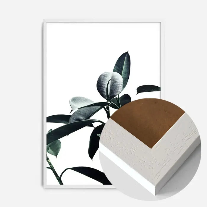 21x30cm | 8¼ x 11¾in / White Wood Frame
