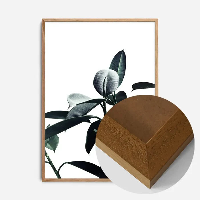 21x30cm | 8¼ x 11¾in / Oak Wood Frame