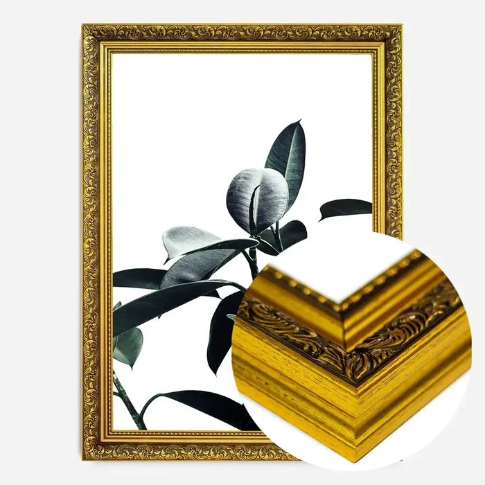 21x30cm | 8¼ x 11¾in / Gold Ornate Frame