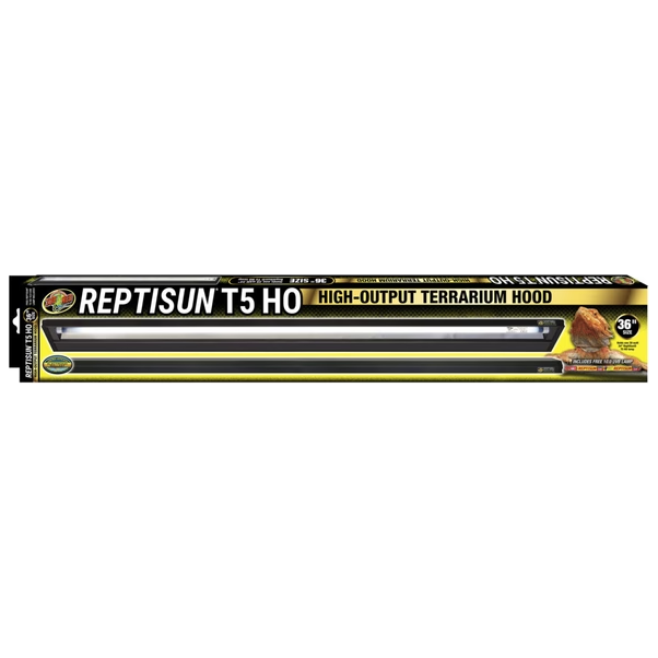 LF-78 Zoo Med Reptisun T5 HO 36" Hood and 34" T5 10.0 UVB Lamp 39W