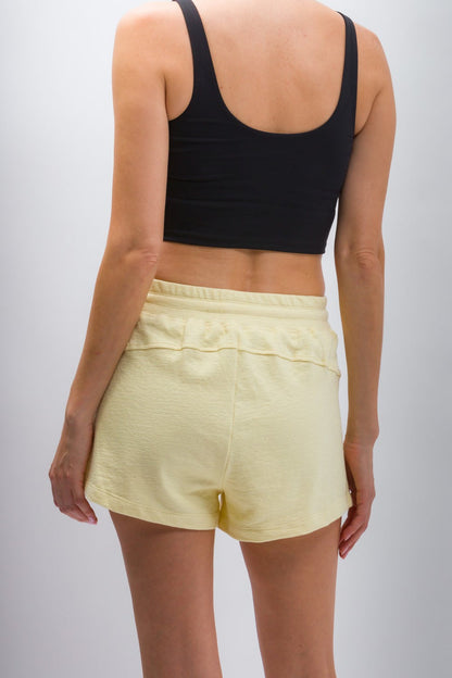 Lily | Women's Anti-Stain Textured Knit Shorts