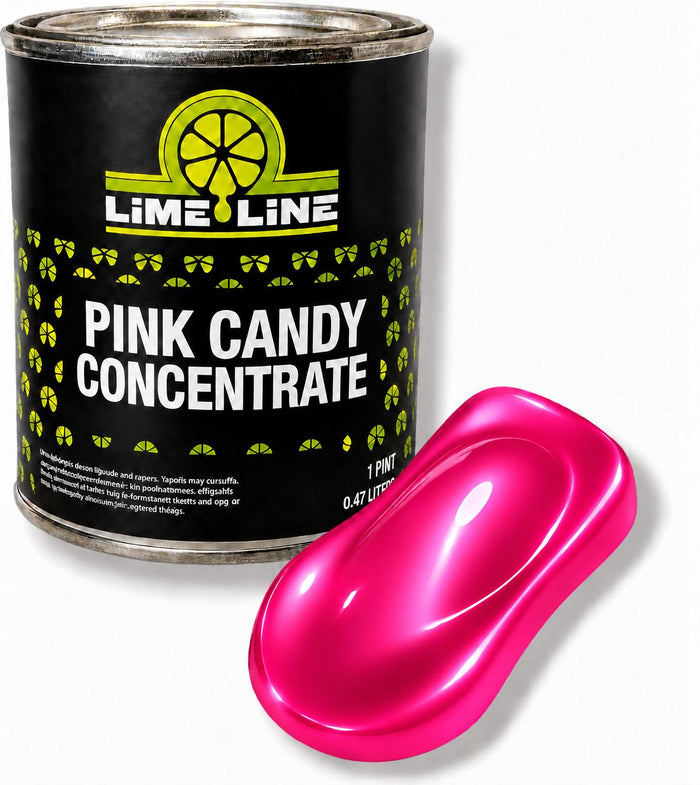LiME LiNE Pink Candy Concentrate, Automotive Solvent Based Transparent Paint - 1 Pint
