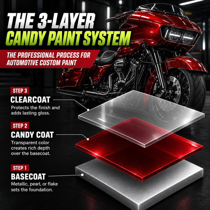 LiME LiNE Pink Candy Concentrate, Automotive Solvent Based Transparent Paint - 1 Pint