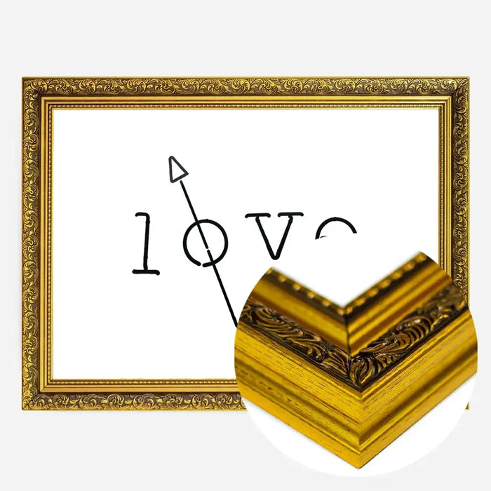 21x30cm | 8¼ x 11¾in / Gold Ornate Frame