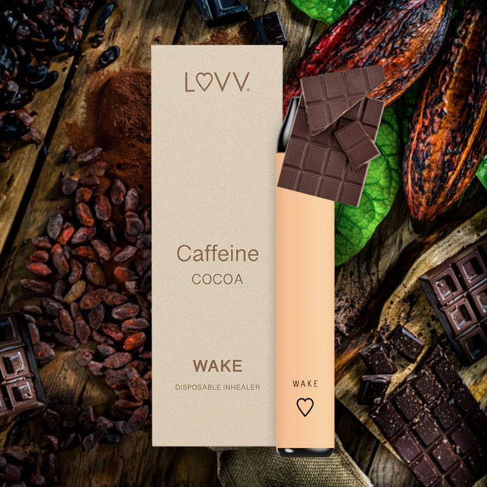 LUVV Labs - 1 LUVV WAKE Caffeine & B12 Infused Cocoa Flavored Inhealers
