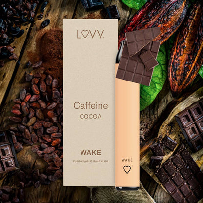 LUVV Labs - 1 LUVV WAKE Caffeine & B12 Infused Cocoa Flavored Inhealers