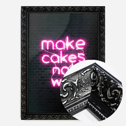 21x30cm | 8¼ x 11¾in / Black Ornate Frame