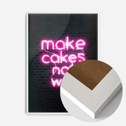 21x30cm | 8¼ x 11¾in / White Wood Frame