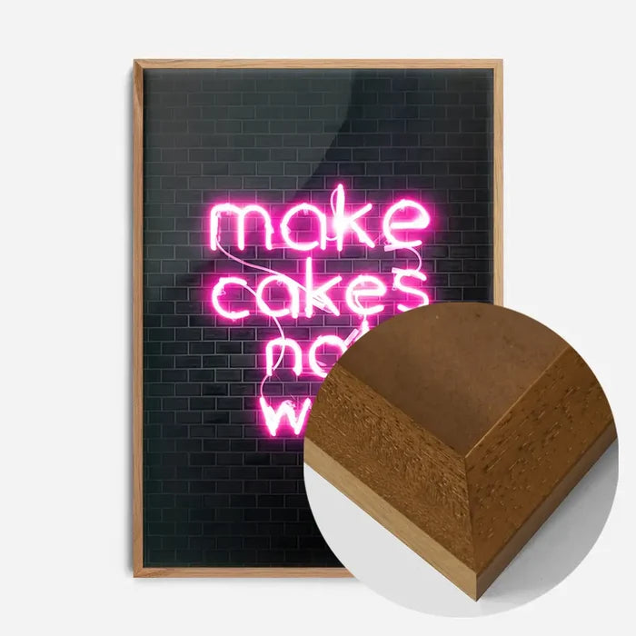21x30cm | 8¼ x 11¾in / Oak Wood Frame