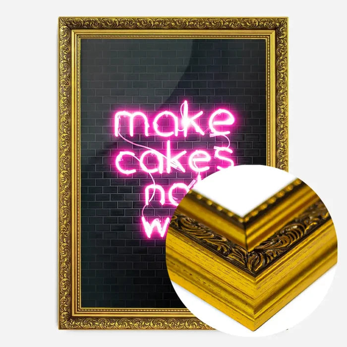 21x30cm | 8¼ x 11¾in / Gold Ornate Frame